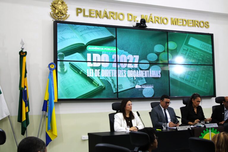 Audiência pública discute Lei de Diretrizes Orçamentárias para 2027